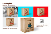 Delivery Paper Bag Mockup, a Packaging Mockup by doghead (Thumbnail 2 of 2)