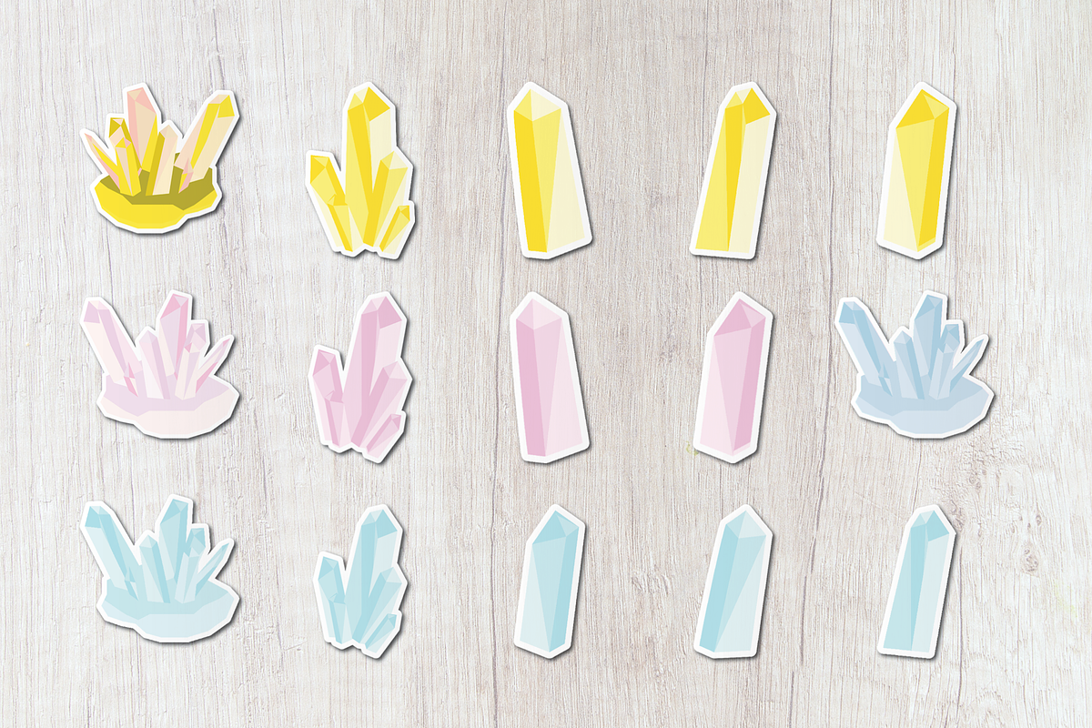 Sticker Bundle Set Sublimation Label, an Object Illustration by InkCloudDesign (Photo 15 of 19)