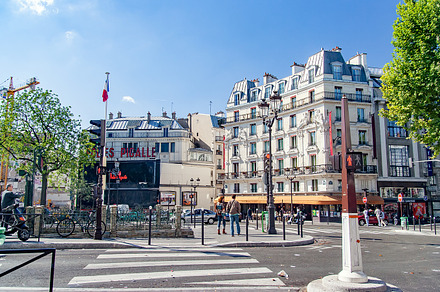Walking and sightseeing in Paris