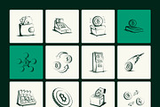 Bitcoin Trading Doodle Art Set, an Outline Icon by Vectors Market (Thumbnail 7 of 10)
