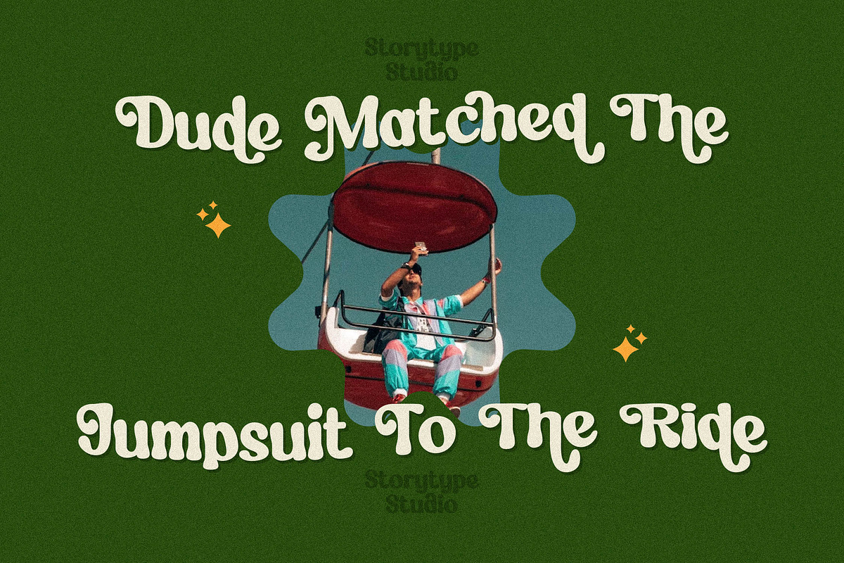 Muloka Kerash Chunky Retro Font, a Sans Serif Font by Storytype Studio (Photo 7 of 15)