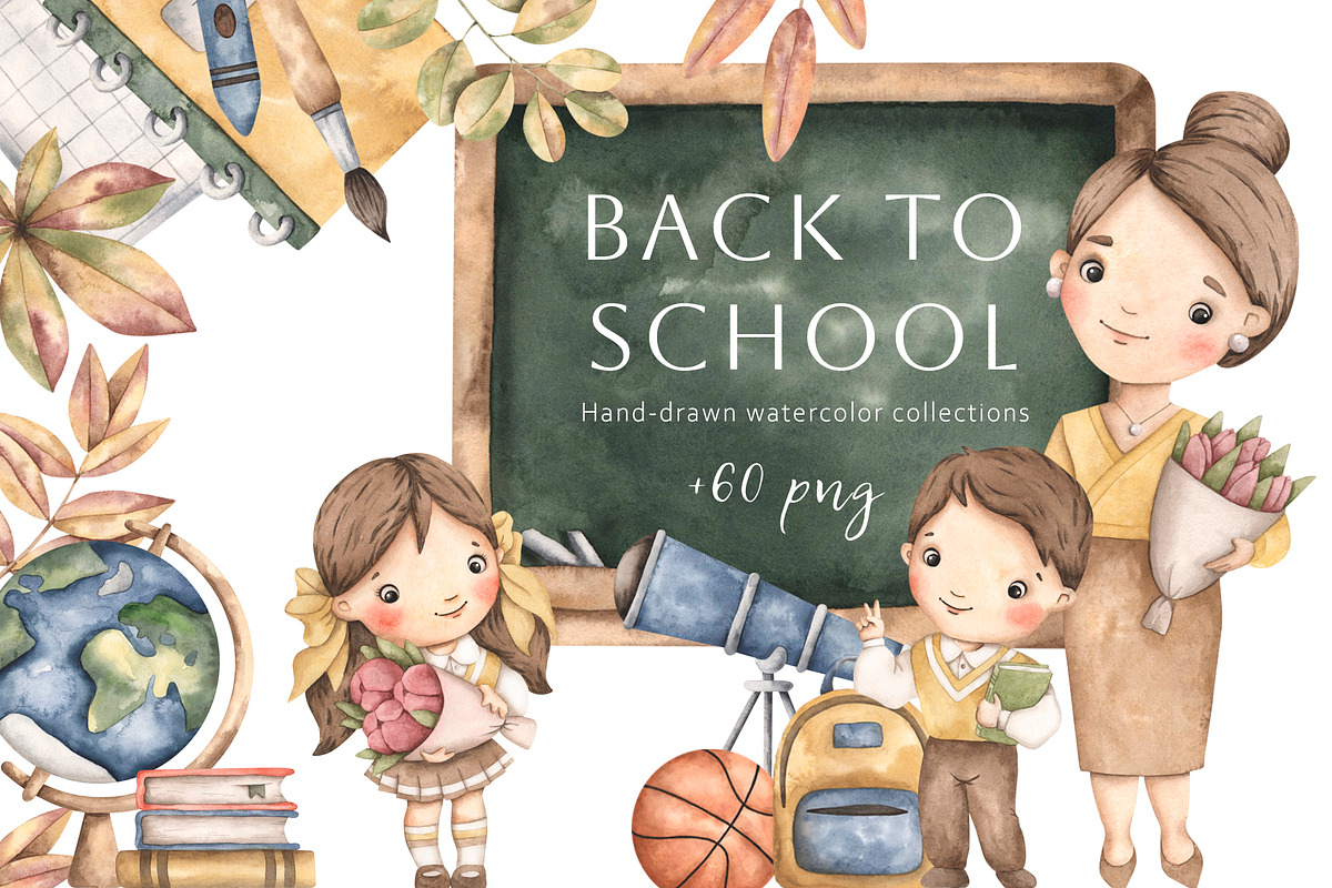 Back to school, an Education Illustration by NellyaEgorova (Photo 1 of 11)
