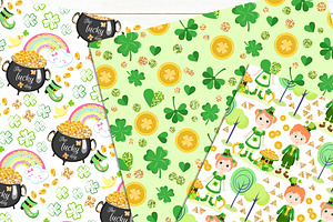 HAPPY ST PATRICK'S DAY Digital Paper