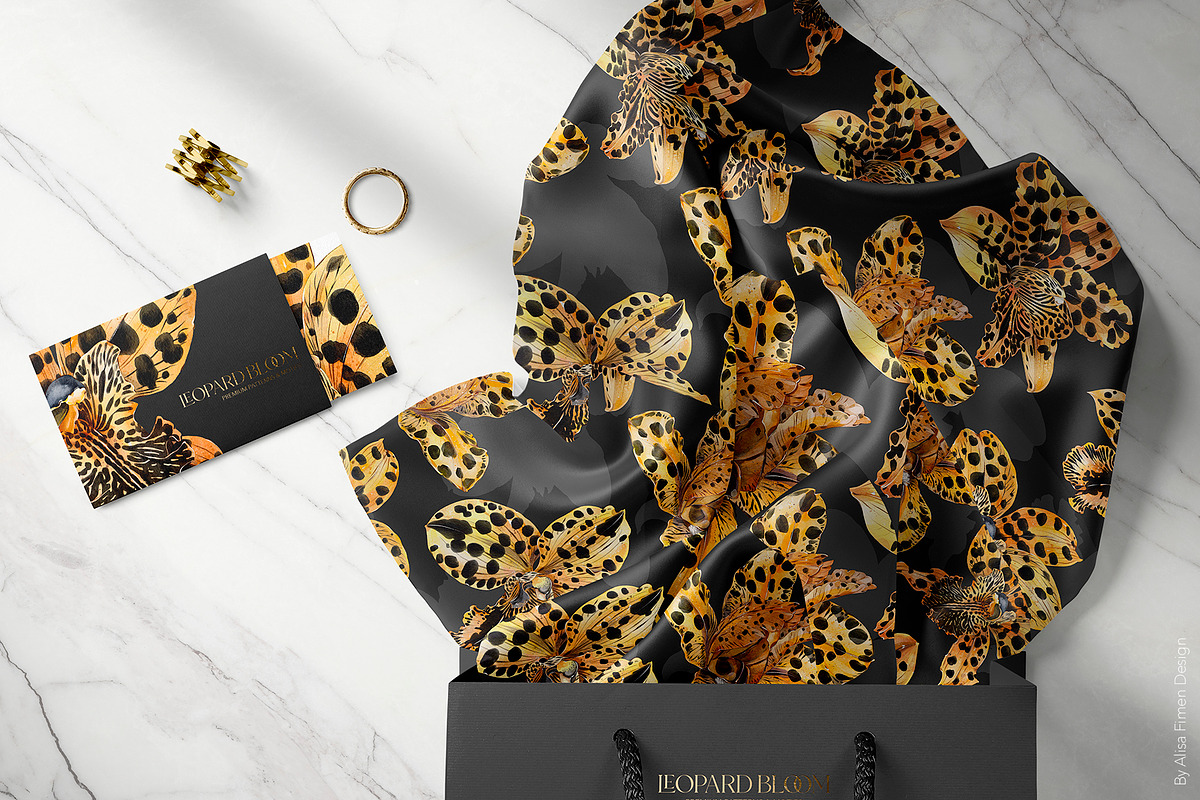 Leopard Bloom - Patterns & Motifs, a Pattern Graphic by Alisa Fimen Design (Photo 4 of 11)