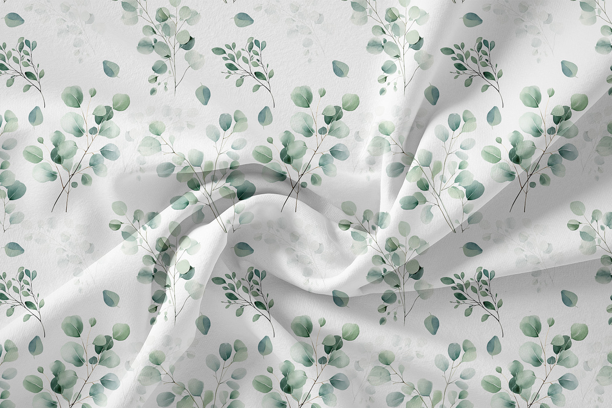 Eucalyptus Watercolor Collection, an Object Illustration by Pati Paints (Photo 3 of 11)