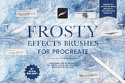 Frosty Effects Brushes for Procreate, a Brush Add-On by Julia Dreams (Thumbnail 1 of 4)