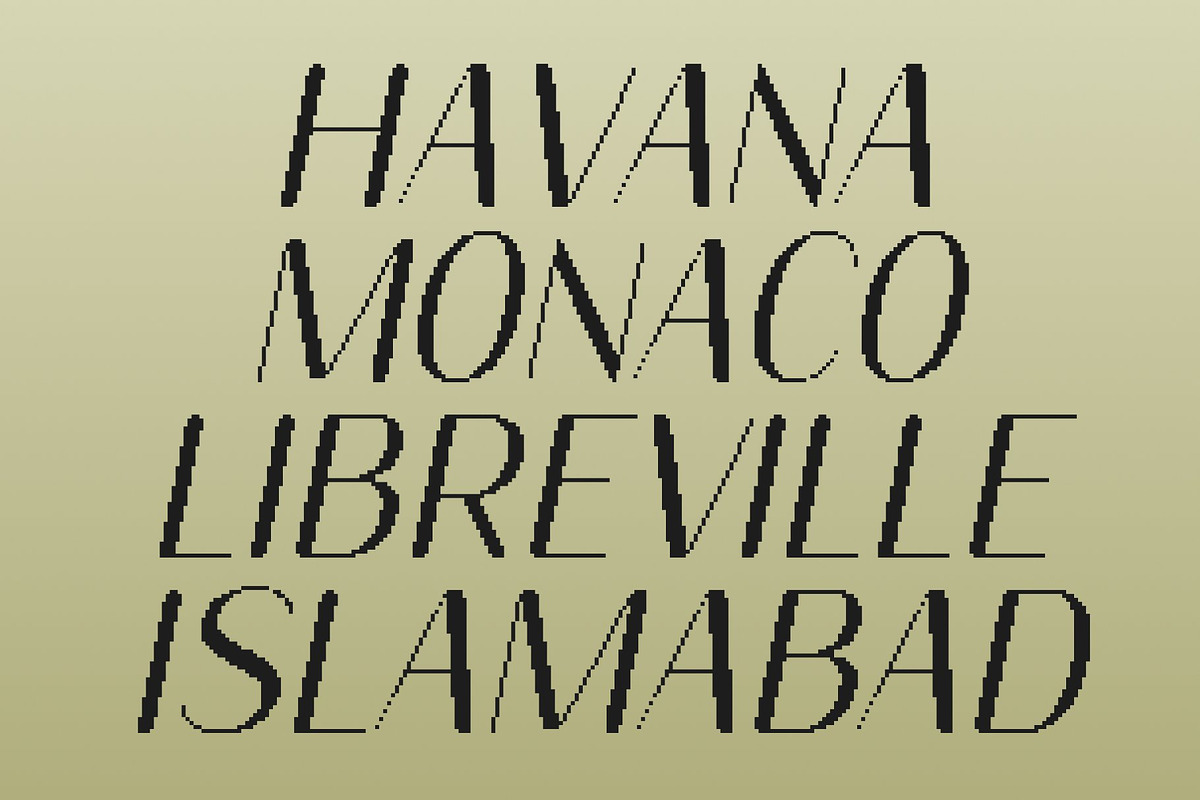 Nestine Rounded Pixel, a Sans Serif Font by Craft Supply Co. (Photo 6 of 8)