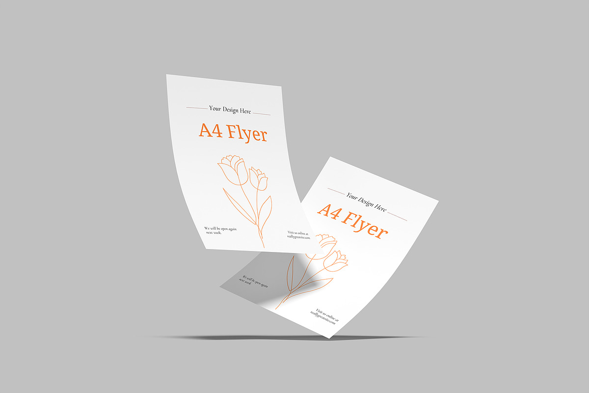 Premium Flyer Mockup, a Flyer Template by rizalamora (Photo 7 of 10)