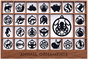 Laser Cut Files Vol.3 - 50 Animals