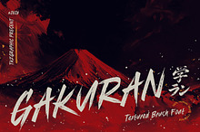 Gakuran - Modern Brush Font