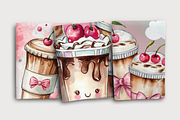 Cute Blossom Latte, a Background Graphic by Curve Design (Thumbnail 2 of 7)