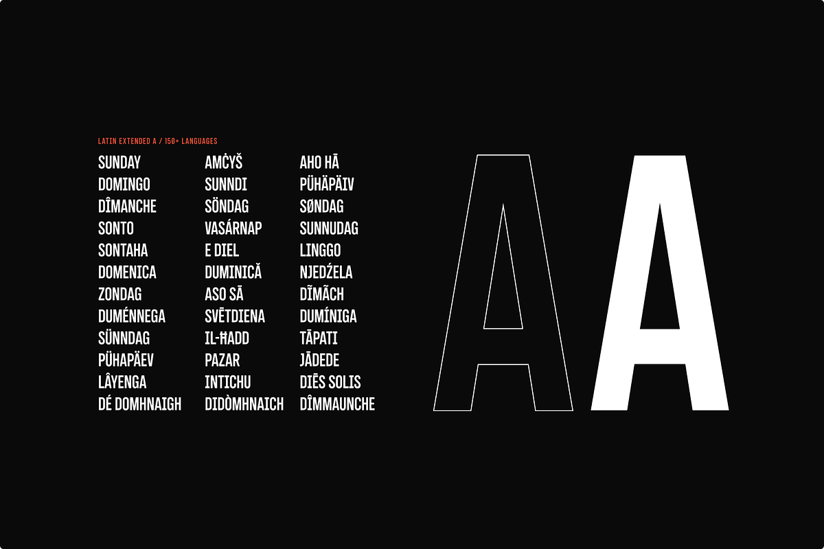 Letterboard - Condensed Sans Serif, a Sans Serif Font by Sunday Creative Co. (Photo 3 of 6)