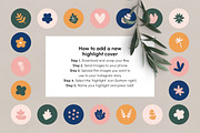 Instagram Highlight Covers Floral, a Social Media Template by Geometrica Bureau (Thumbnail 6 of 6)