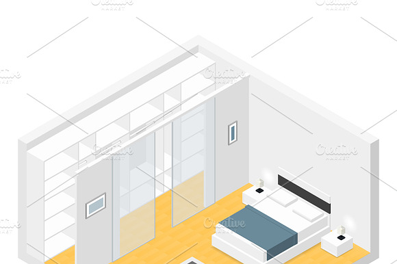 Bedroom Isometric Set