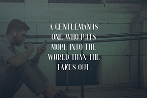 Gentleman Font 10 Logos