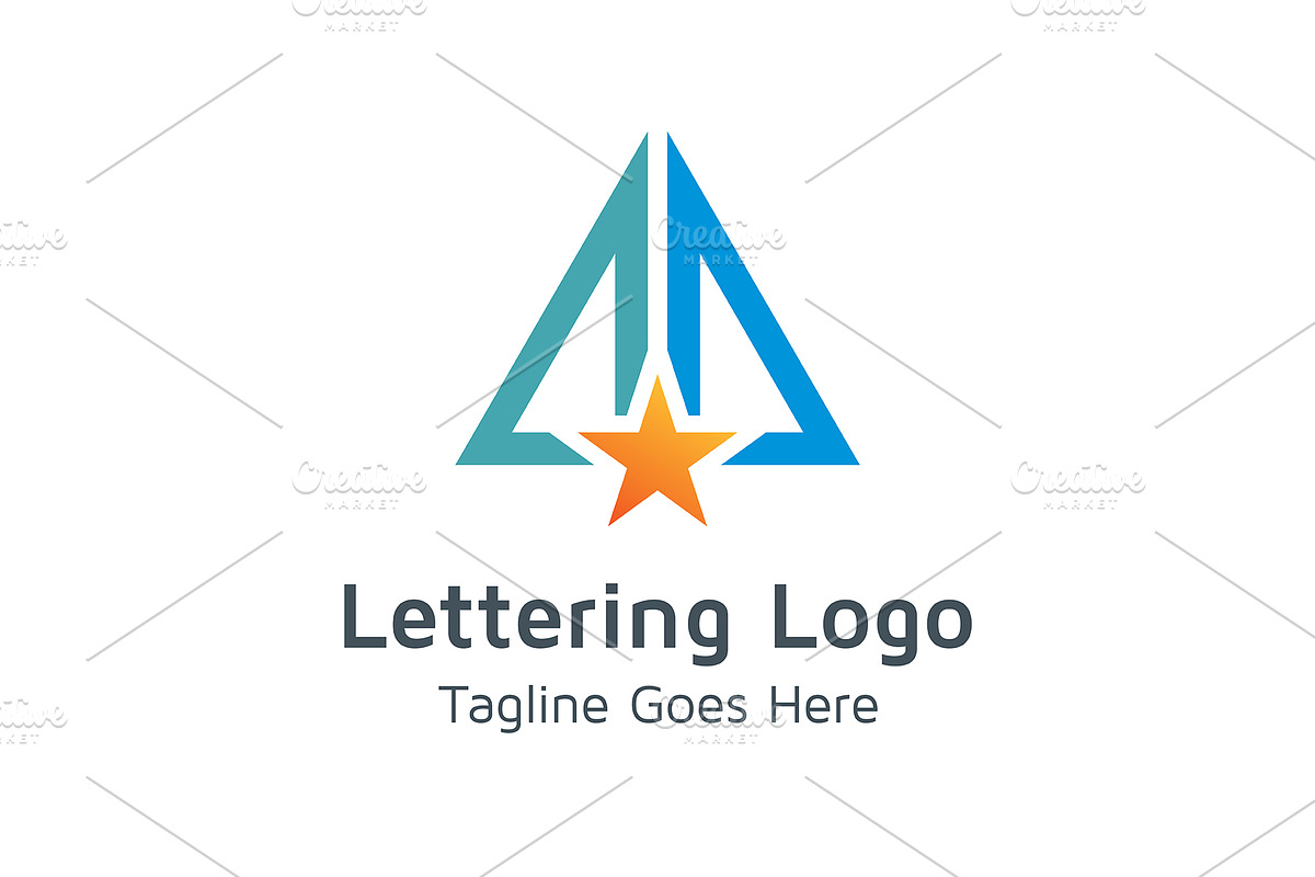 20 Logo Lettering A Template Bundle, a Branding & Logo Template by Acongraphic (Photo 13 of 21)