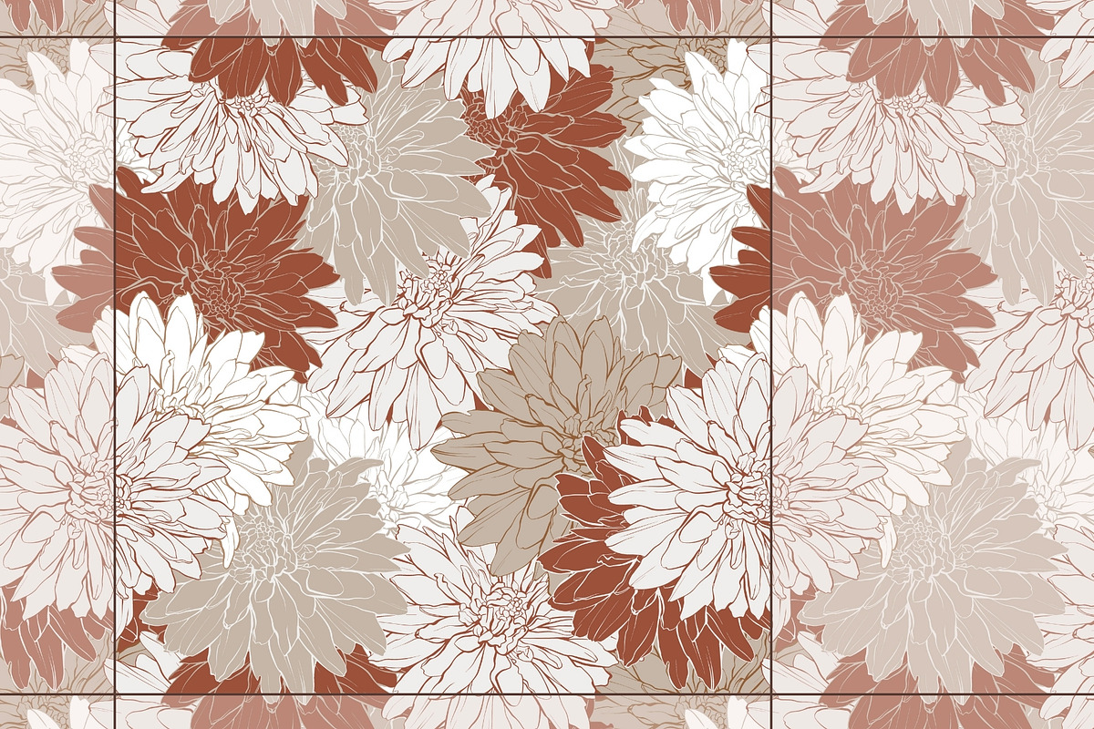 Elegant Floral Patterns Vector, a Pattern Graphic by ilonitta (Photo 10 of 10)