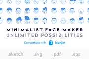 Face Maker Bundle - Sketch, an Illustration by Luc Chaissac (Thumbnail 1 of 3)