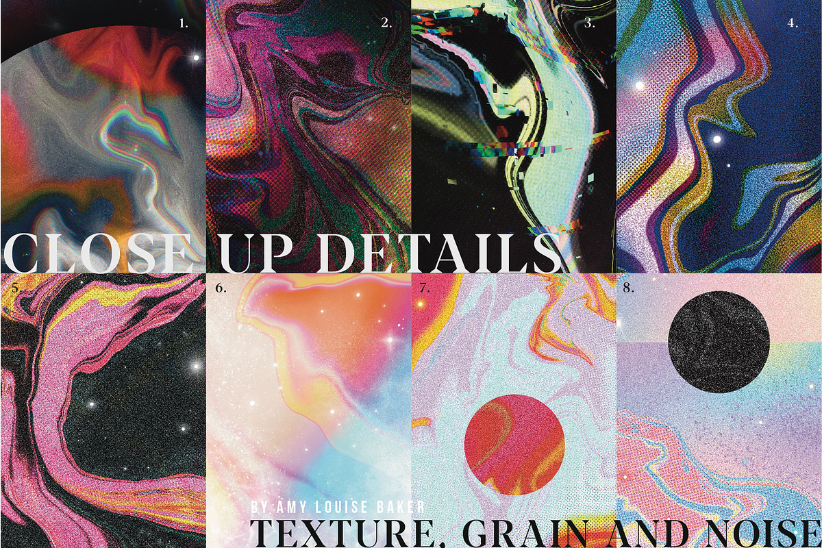 Retro Space: Backgrounds, a Texture Graphic by Amy Louise Baker (Photo 6 of 6)