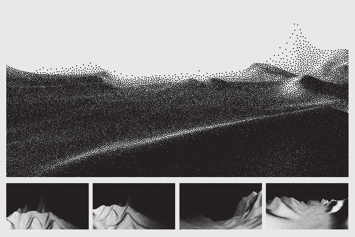Stipple - Vector landscapes, a Background Graphic by RDShop (Photo 7 of 7)