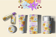 Retro flowers. Groovy summer clipart, an Object Graphic by Sofico (Thumbnail 19 of 23)
