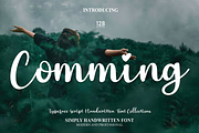 Comming | Script Font, a Script Font by Scratchones (Thumbnail 1 of 8)