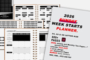 2026 Sunday Start Ultimate Planner, a Stationery Template by MNT-Creator (Thumbnail 1 of 10)