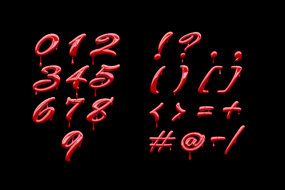 3D Paint Psd Letters, an Object Graphic by GK Creative (Photo 11 of 11)