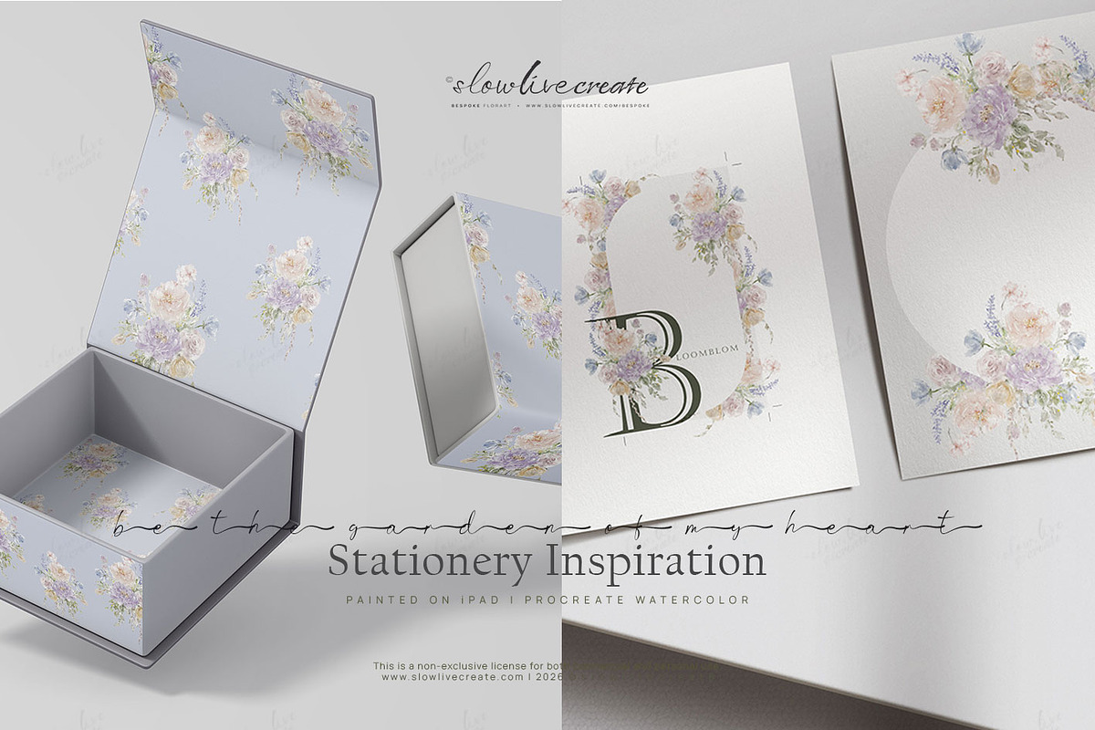 Bloom | Vivid Florals Watercolor, a Decorative Illustration by slowlivecreate (Photo 4 of 6)