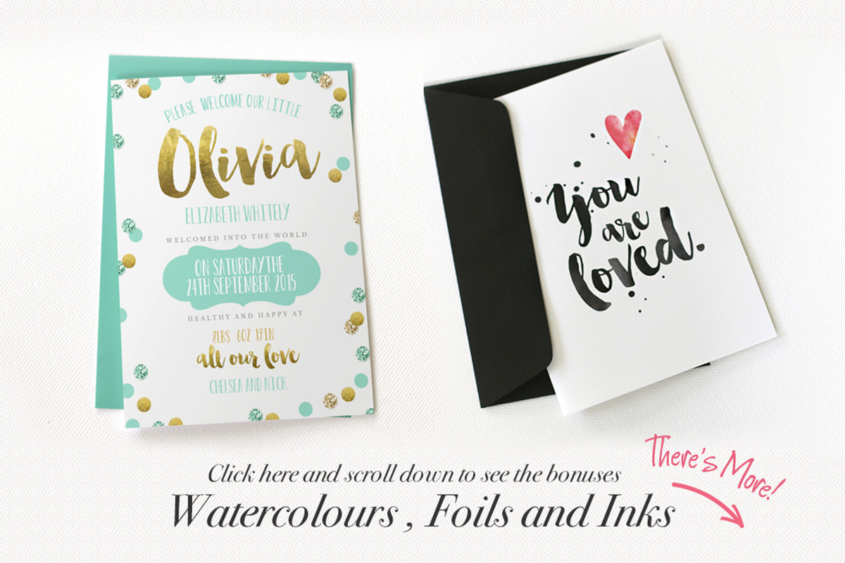 Bonjour! Typeface with Extras preview 2