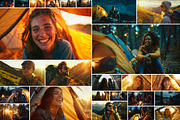 85 Camping holidays images, a Nature Photo by Handmadefont (Thumbnail 8 of 14)