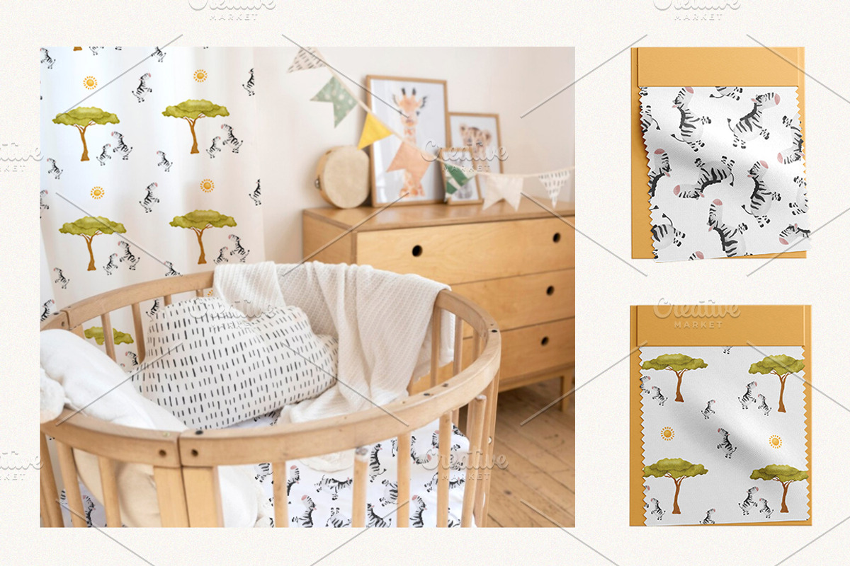Safari kid's watercolor illustration, an Animal Illustration by Fedulova Art (Photo 7 of 16)