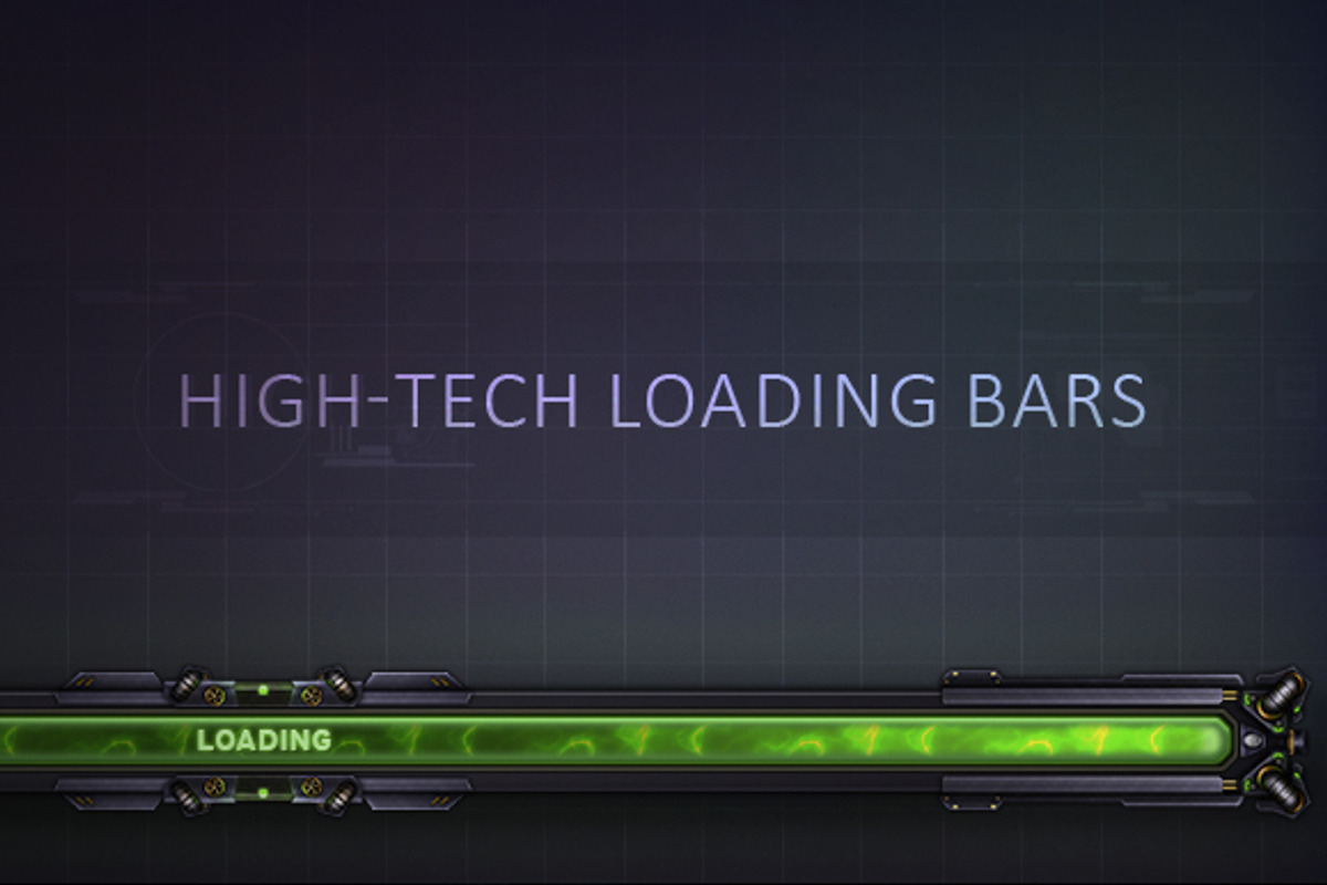 High Tech Loading Bars, a Templates & Theme by Kodiak Graphics (Photo 1 of 3)