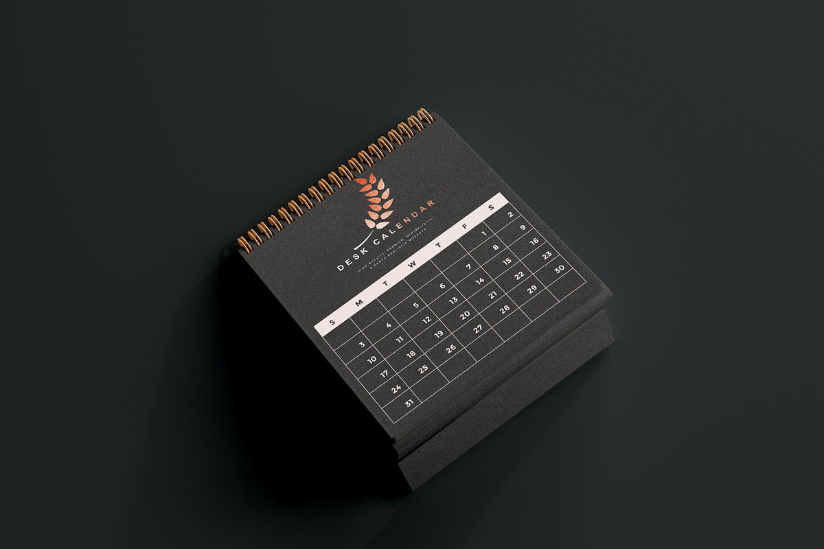 Desk Calendar Mockups, a Product Mockup by pmvch (Photo 7 of 10)