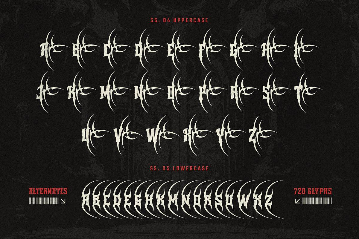 Red Band Typeface, a Blackletter Font by alit design (Photo 11 of 17)