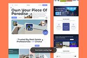 Website Landing Pages Modern UI Kit, an UI Kit Template by nwdigitalstore (Thumbnail 2 of 6)