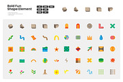 Bold Fun Shapes Icon Pack, an Emoji Icon by erifqizeicon (Thumbnail 3 of 3)