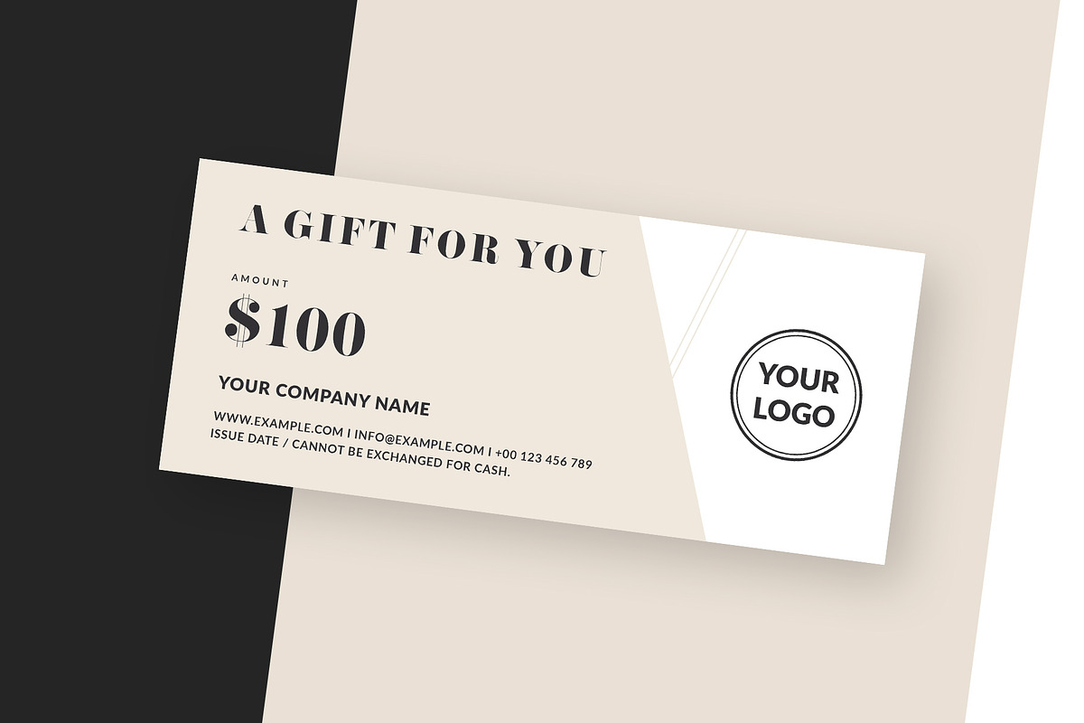 Gift Certificate Template, a Card Template by Amit Debnath (Photo 6 of 6)