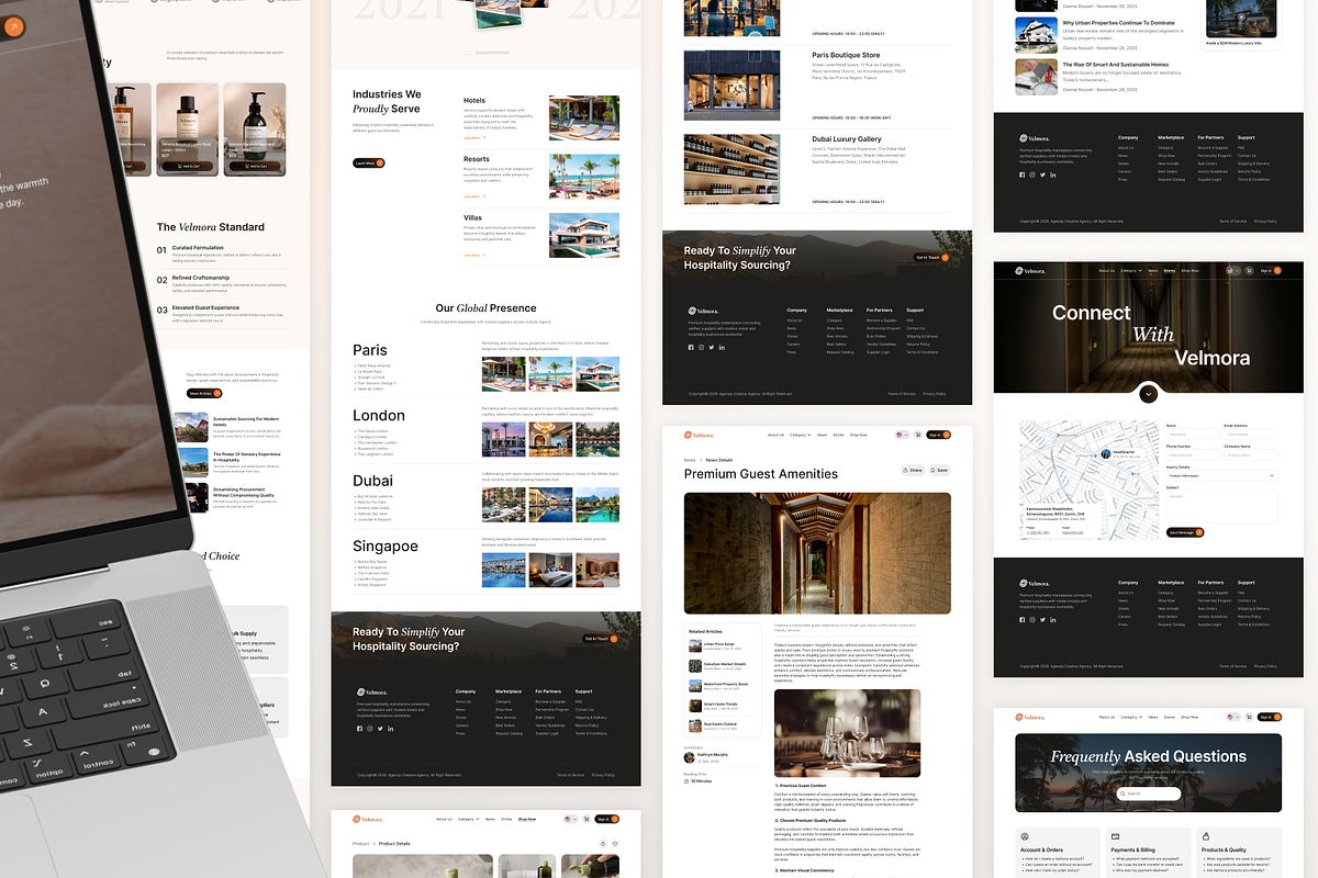 Velmora - Small-Medium Ecommerce UI, a Landing Page Template by Agensip Design Agency (Photo 2 of 10)