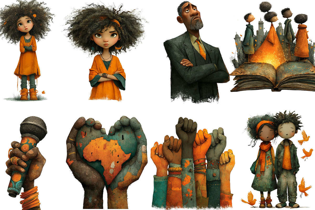 African American History Clipart, an Illustration by Designking (Photo 2 of 5)