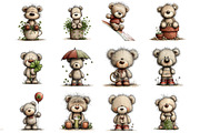 St. Patrick's Teddy Bear Clipart, an Illustration by DreamArtGraphic (Thumbnail 2 of 4)