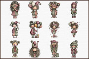 Quirky New Year Girl Clipart, an Illustration by Sublimation Artist (Thumbnail 3 of 6)