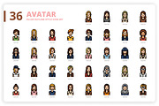 3,600 Icons x3 Styles, an Outline Icon by monkik (Thumbnail 29 of 299)