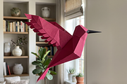 Hummingbird - 3d papercraft, a Card Template by PAPER amaze (Thumbnail 3 of 3)