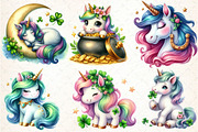 St Patrick’s Day Unicorns Sublimatio, an Illustration by DreamCafeArt (Thumbnail 2 of 4)