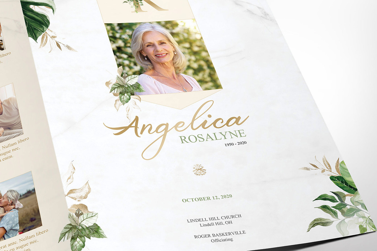Tropica Funeral Program Word Large, a Brochure Template by Godserv Designs (Photo 4 of 10)