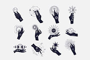 Celestial collection, a Decorative Illustration by Merfin (Thumbnail 9 of 14)