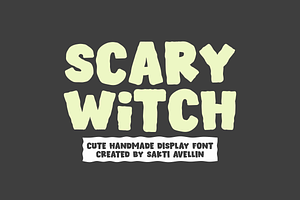 Scary Witch - Cute Display Font