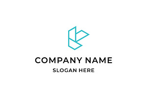 simple monogram letter K logo design