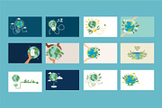 Save earth eco green bundle, an Object Illustration by foxndeer (Thumbnail 3 of 4)